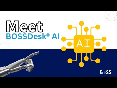 BOSS Solutions launches BOSSDesk® AI, an intelligent IT Service Management Solution that revolutionizes Help Desk Operations