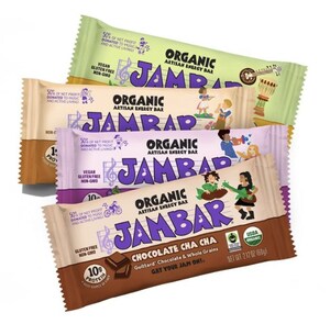 JAMBAR Organic Artisan Energy Bars Now Available in Select California and Hawaii Whole Foods Market Stores
