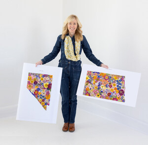 1818 Farms Unveils New Fifty-State Collection; 'Where I Bloom' Invites Customers to Showcase State Pride with Sustainable Pressed Flower Artwork