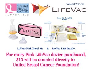 United Breast Cancer Foundation is Collaborating with LifeVac for Breast Cancer Awareness Month